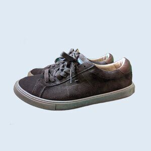 SANTONI - Cognac Leather sneakers - Sz 41